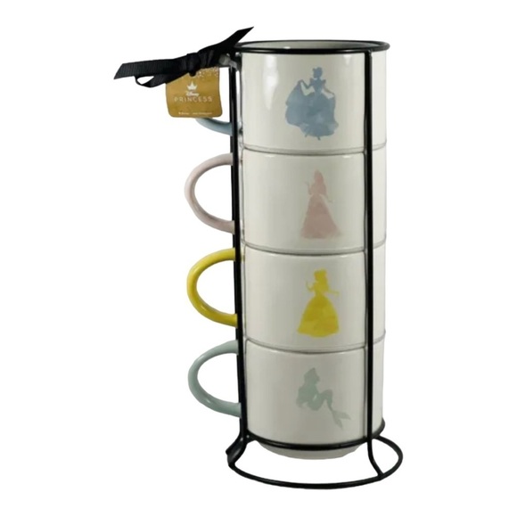 Rae Dunn Disney Princess Stacking Mugs - Picture 3 of 3